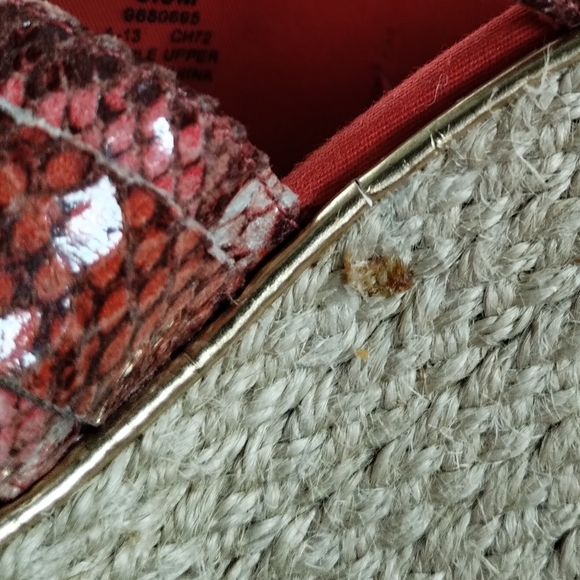 Sperry Top Sider Snake Print Espadrilles Wedge Sandals - Picture 13 of 13